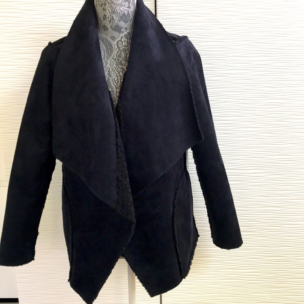 Never worn Faux Suede reversible coat.